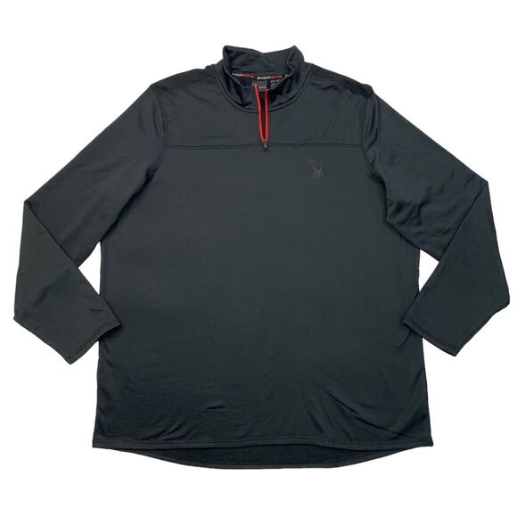 Spyder Sweatshirt Men XL Extra Large Black Fleece Active ProWeb 1/4 Zip Training - Picture 1 of 12